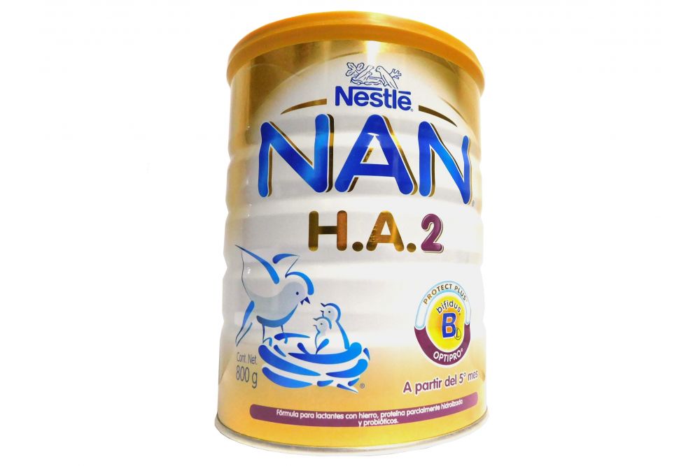 NAN H.A  2 +5 Meses  Lata Con 800 g