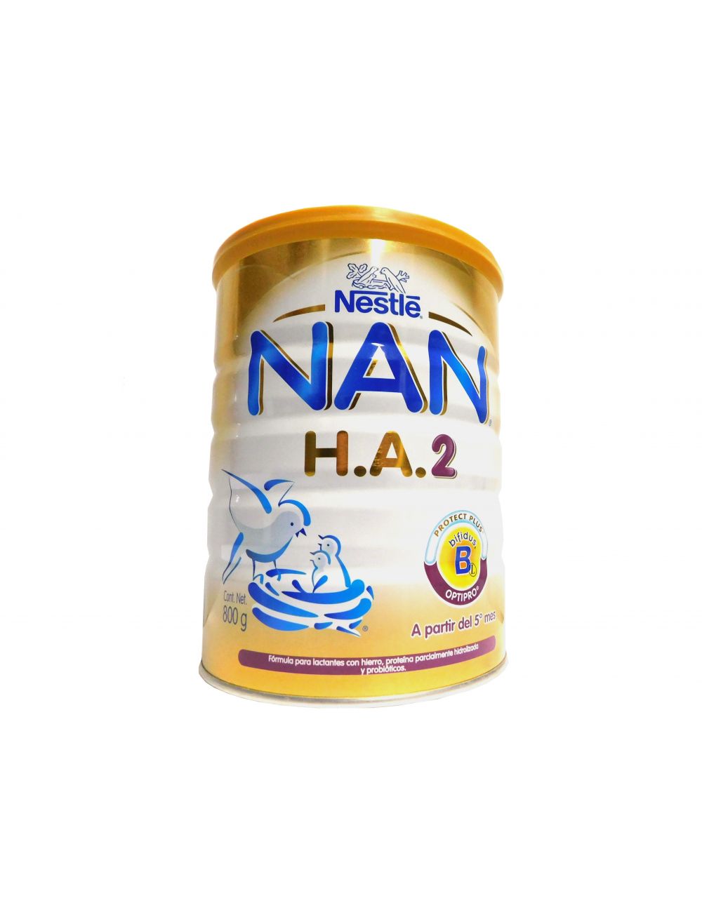 NAN H.A  2 +5 Meses  Lata Con 800 g