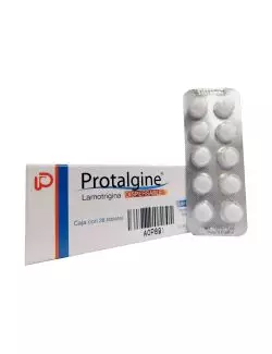 Protalgine 100 mg Sabor Grosella Caja Con 28 Tabletas