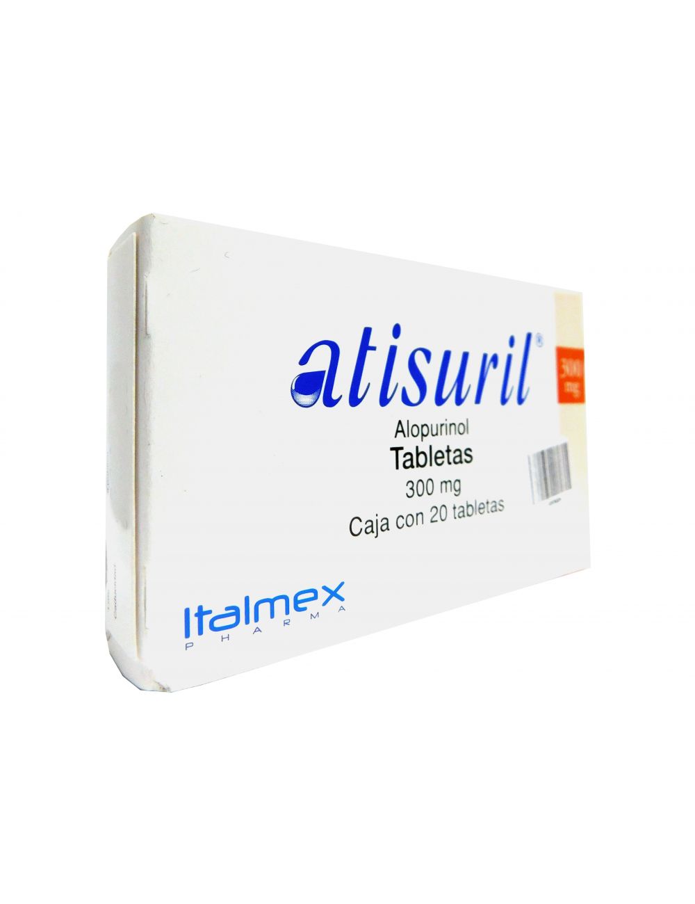 Atisuril 300 mg Caja Con 20 Tabletas