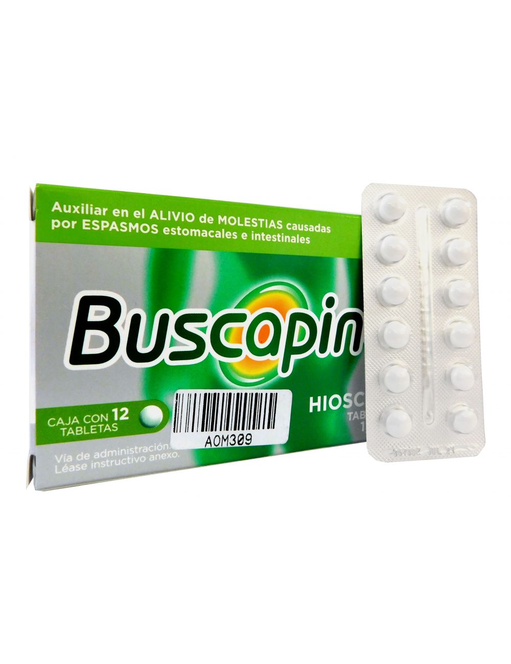 Buscapina 10 mg Caja Con 12 Tabletas.