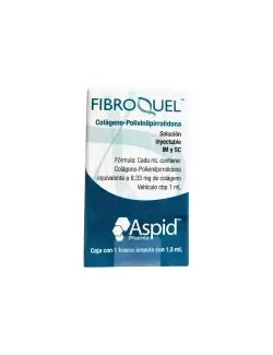Fibroquel® 1.5 ml (Colágeno Polivinilpirrolidona) - Frasco Ámpula - Aspid Rx3