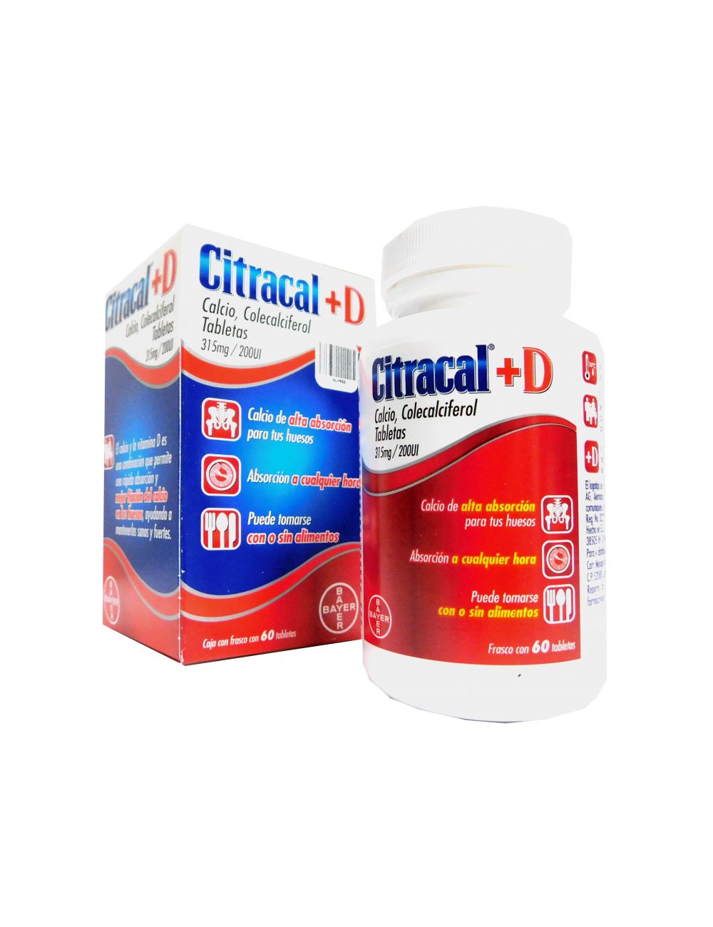 Citracal +D Caja Con Frasco Con 60 Tabletas Recubiertas Citracal +D Caja Con Frasco Con 60 Tabletas Recubiertas