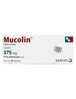 Mucolin 375 mg Caja Con 20 Cápsulas