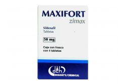 Maxifort 50 mg Caja Con Frasco Con 4 Tabletas