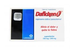 Dafloxen F 100 mg / 200 mg  Caja Con 5 Supositorios