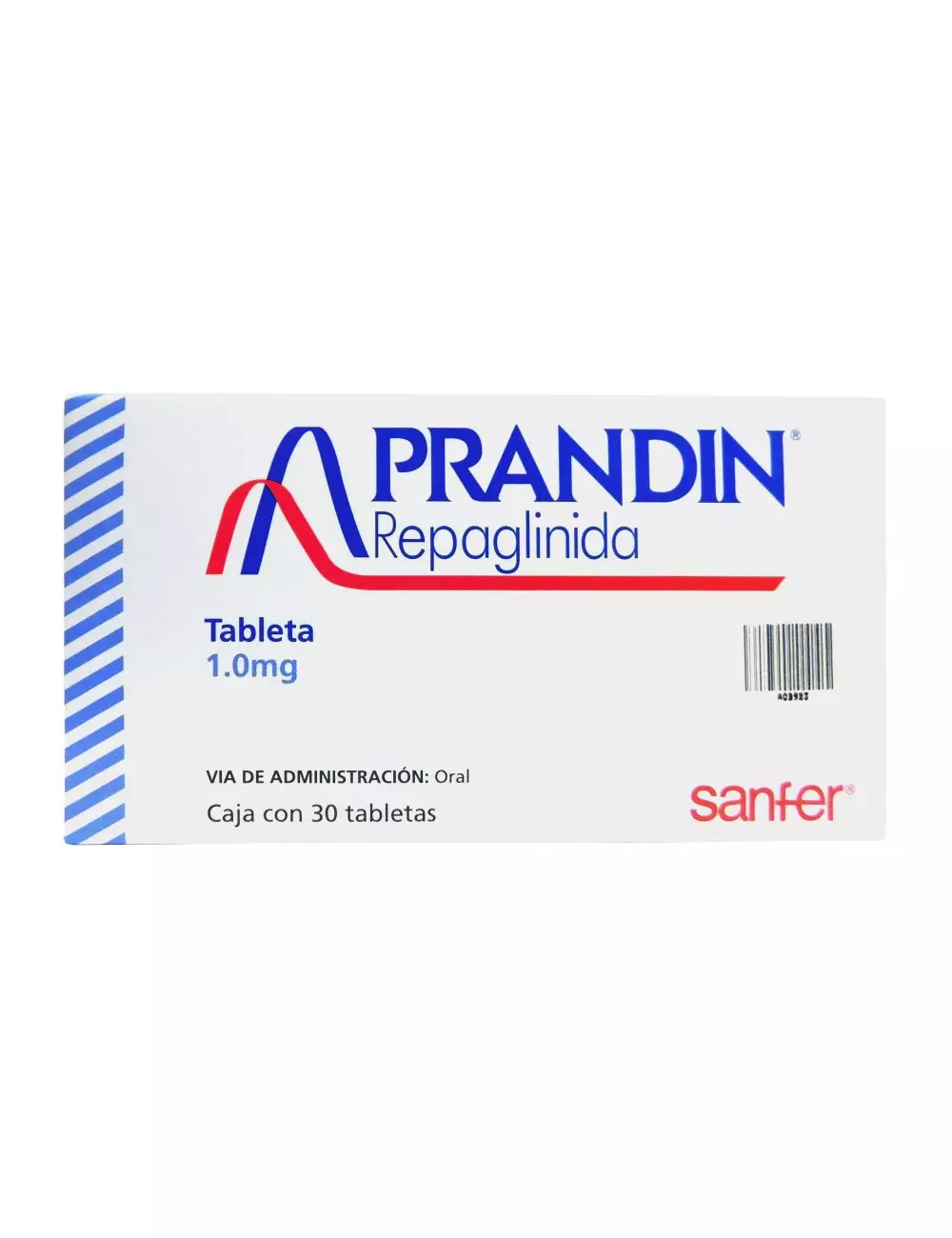 Prandin 1 mg Caja Con 30 Tabletas