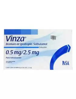 Vinza Caja Con 10 Ampolletas Con 2.5 mL