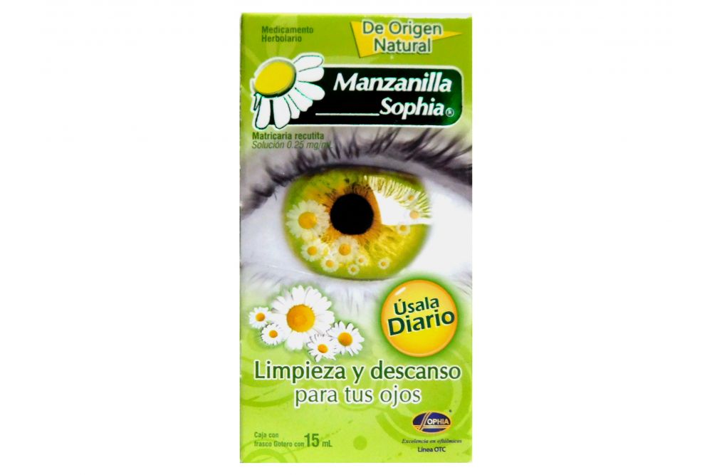 Manzanilla Sophia 0.25 mg Caja Con Frasco Gotero 15 mL