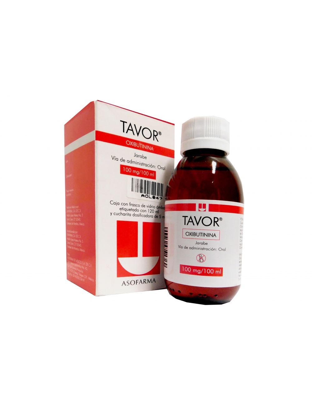 Tavor Jarabe 100 mg / 100 mL Caja Con Frasco Con 120 mL