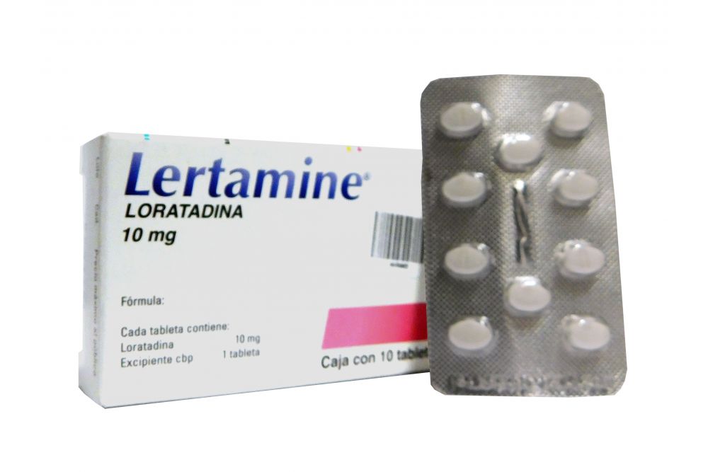 Lertamine D 10 mg Caja Con 10 Tabletas