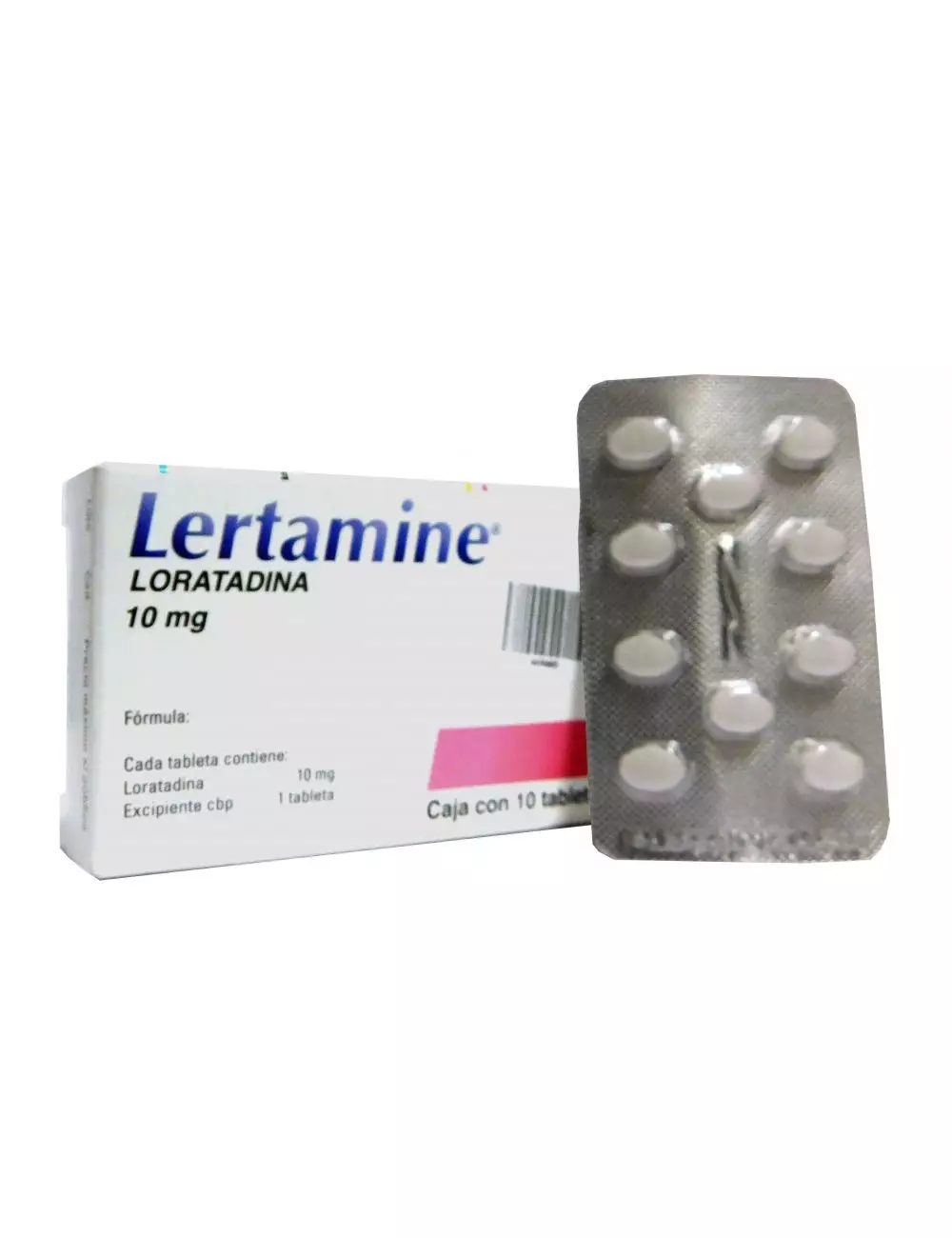 Lertamine D 10 mg Caja Con 10 Tabletas