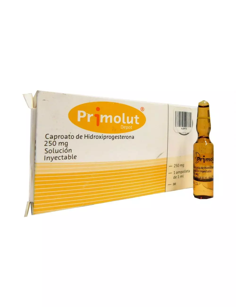 Primolut Depot 250 mg Caja Con 1 Ampolleta Con 1 mL