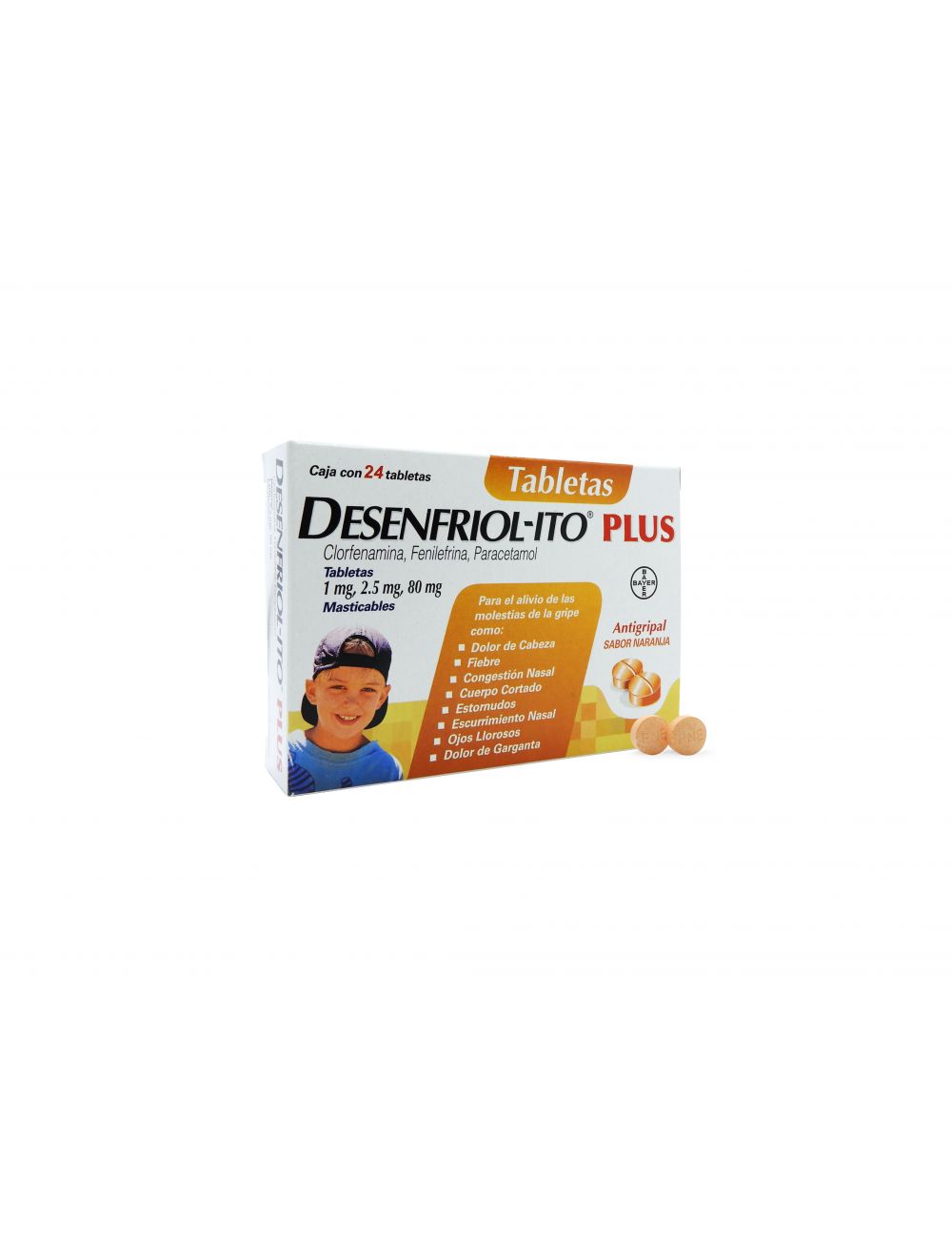 Desenfriol ito Plus Caja Con 24 Tabletas