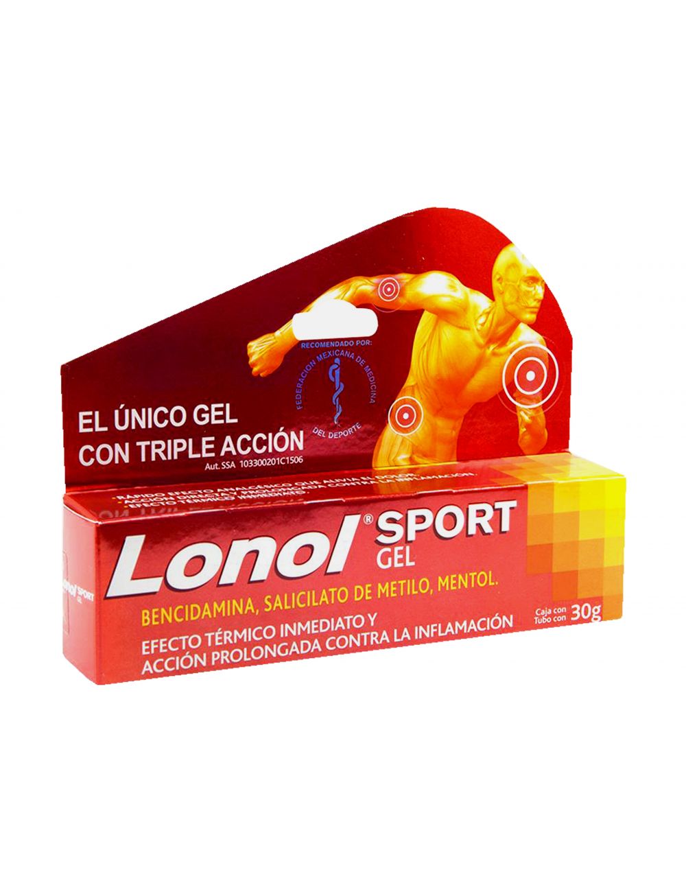 Lonol Sport Gel Caja Con Tubo Con 30g