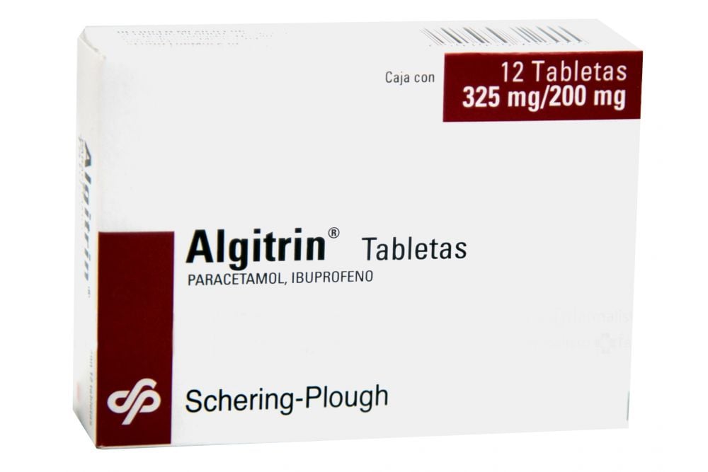 Algitrin 325 mg / 200 mg Caja Con 12 Tabletas