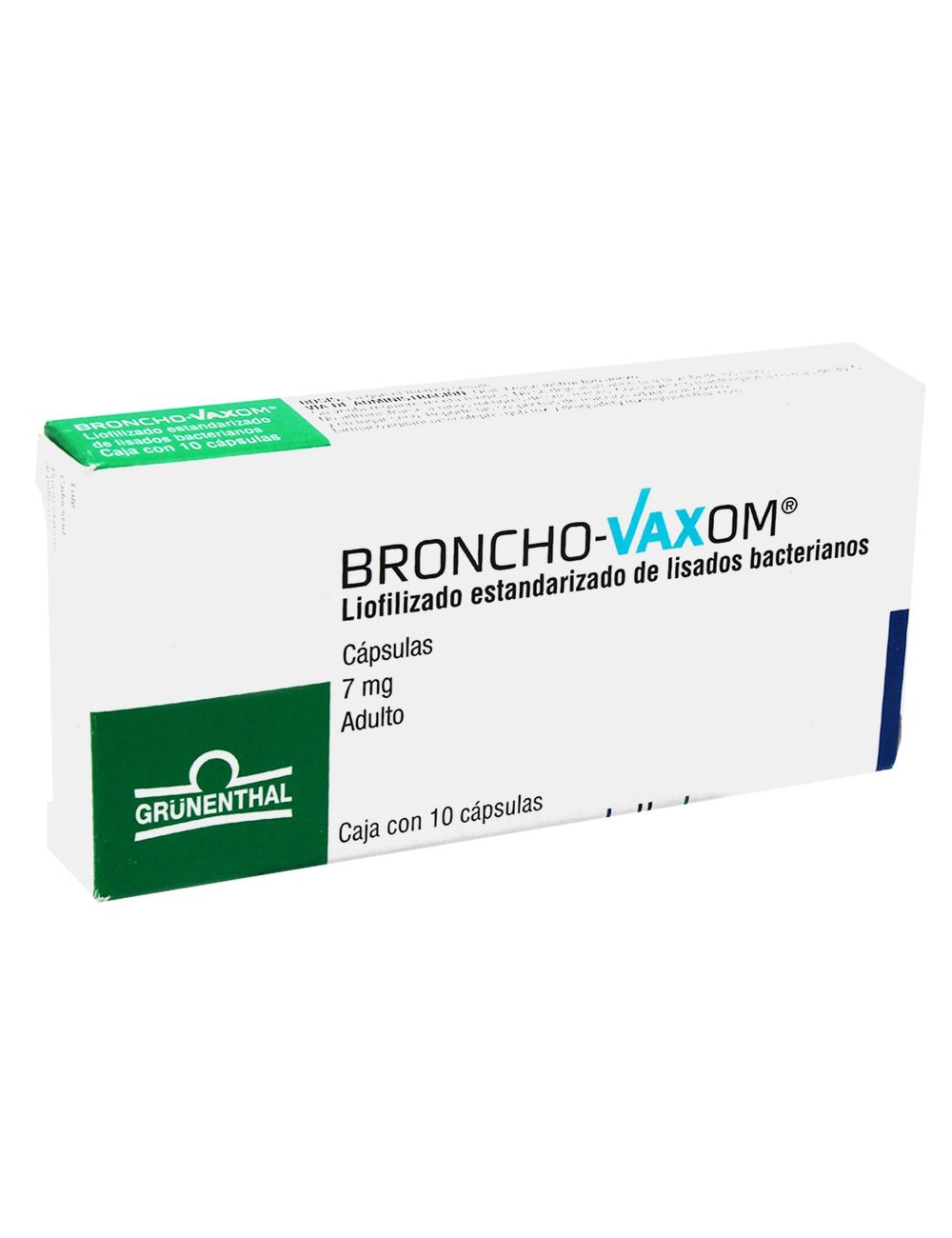 Broncho Vaxom Adulto 7 mg Caja Con 10 Cápsulas Broncho Vaxom Adulto 7 mg Caja Con 10 Cápsulas
