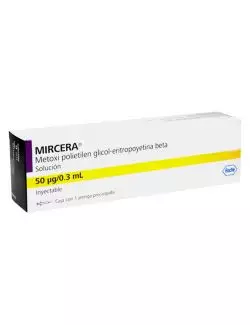 Mircera® (Metoxi Polietilenglicol Eritropoyetina Beta) 50 µg/0.3 ml - 1 Jeringa Prellenada - Roche - RX3