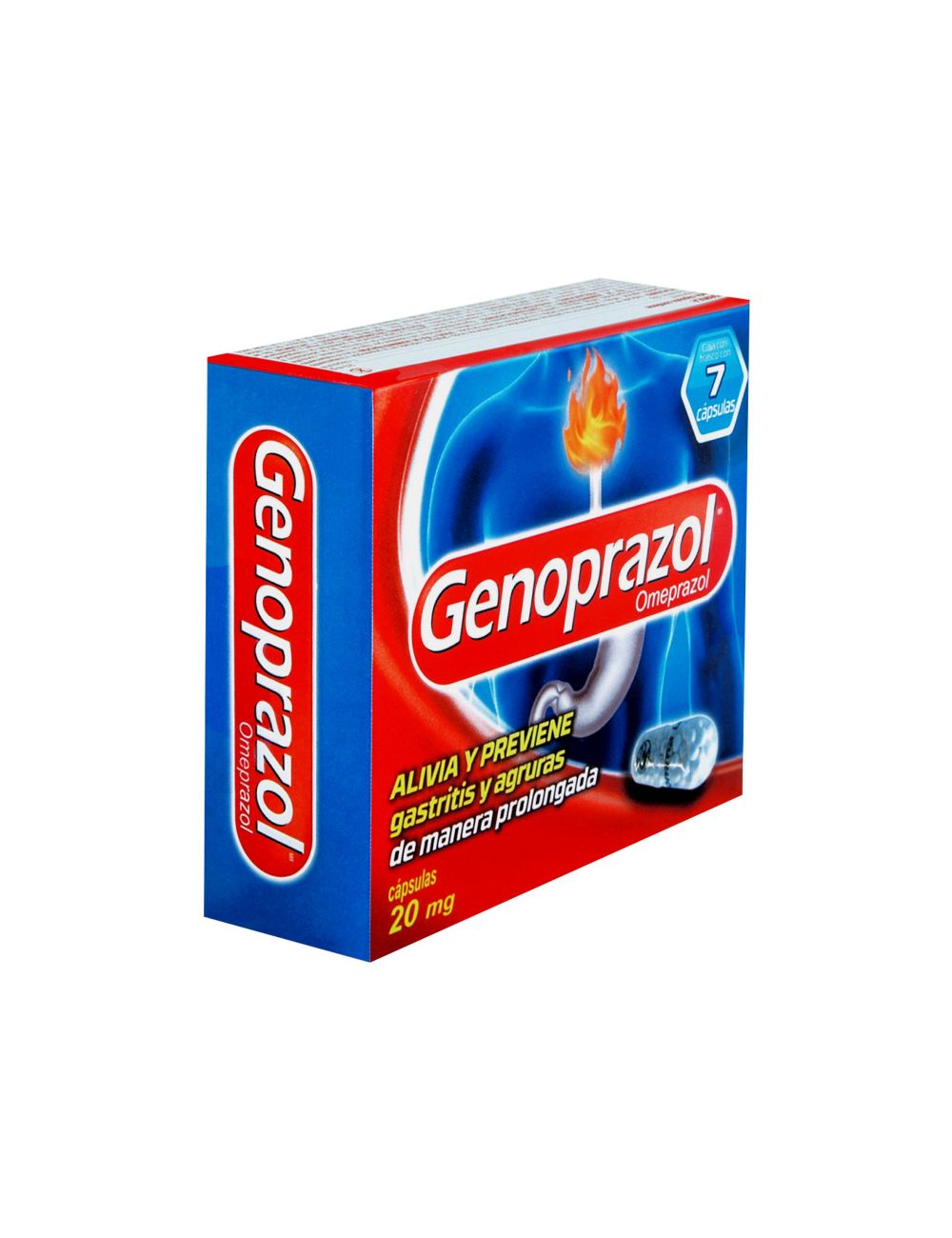 Genoprazol 20 mg Caja Con 7 Cápsulas