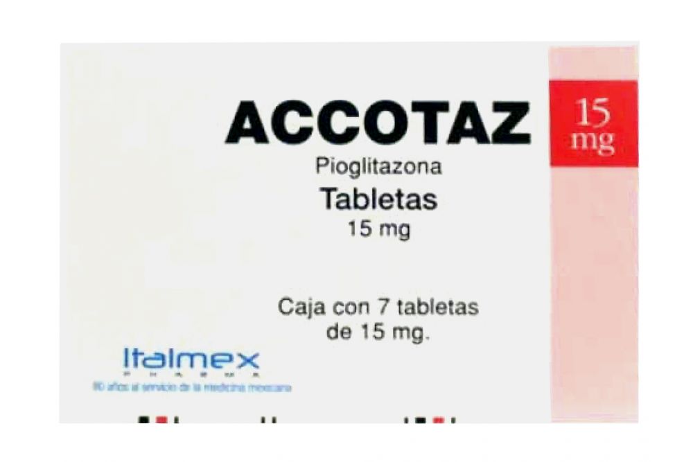 Accotaz 15 mg Caja Con 7 Tabletas