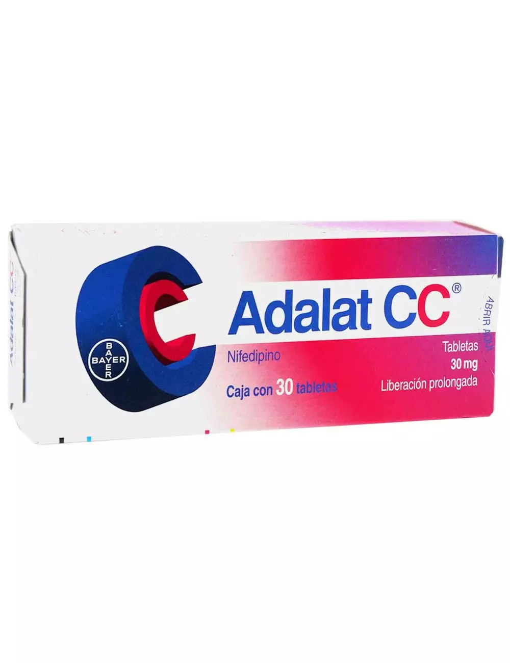 Adalat CC 30 mg Caja Con 30 Tabletas