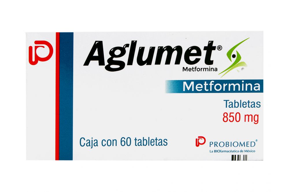 Aglumet 850 mg Caja Con 60 Tabletas