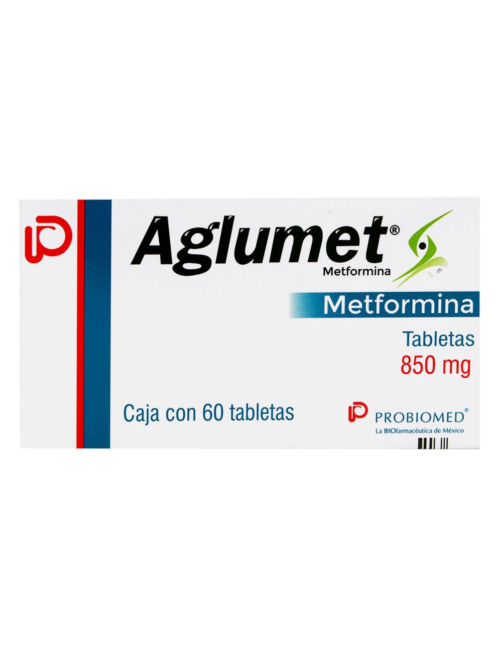 Aglumet 850 mg Caja Con 60 Tabletas