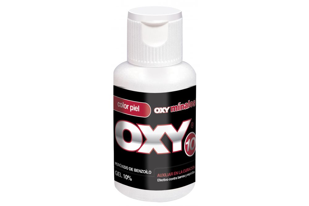 Oxy 10 Gel 10% Caja Con Botella Con 30 g Fórmula Color Piel