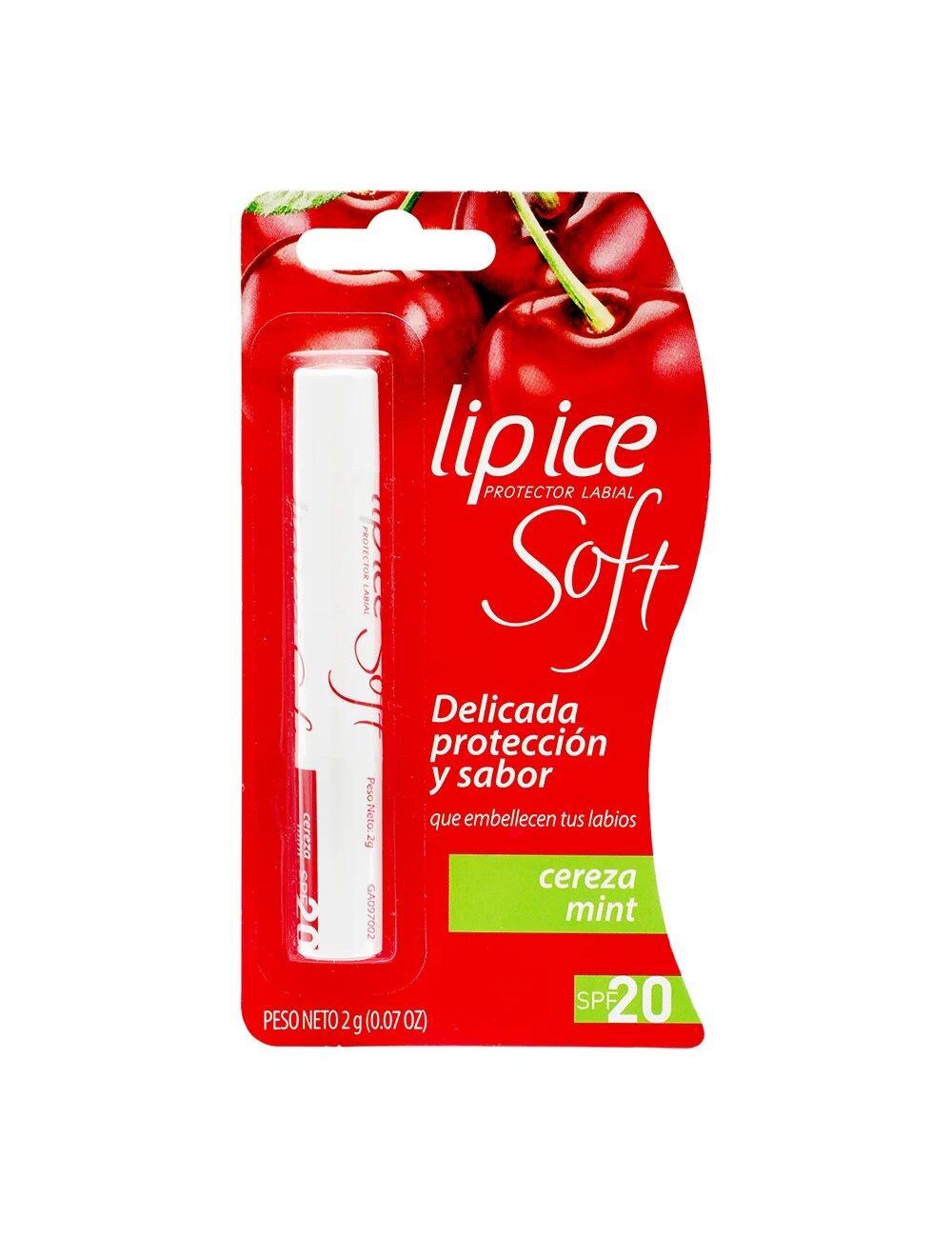 Lip Ice Soft Sabor Cereza Mint Empaque Con Una Pieza Lip Ice Soft Sabor Cereza Mint Empaque Con Una Pieza