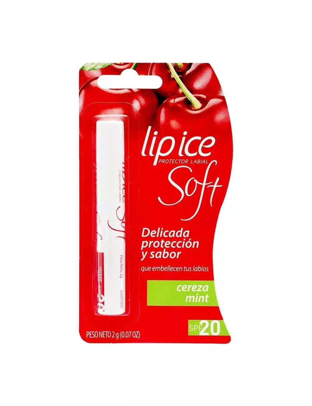 Lip Ice Soft Sabor Cereza Mint Empaque Con Una Pieza