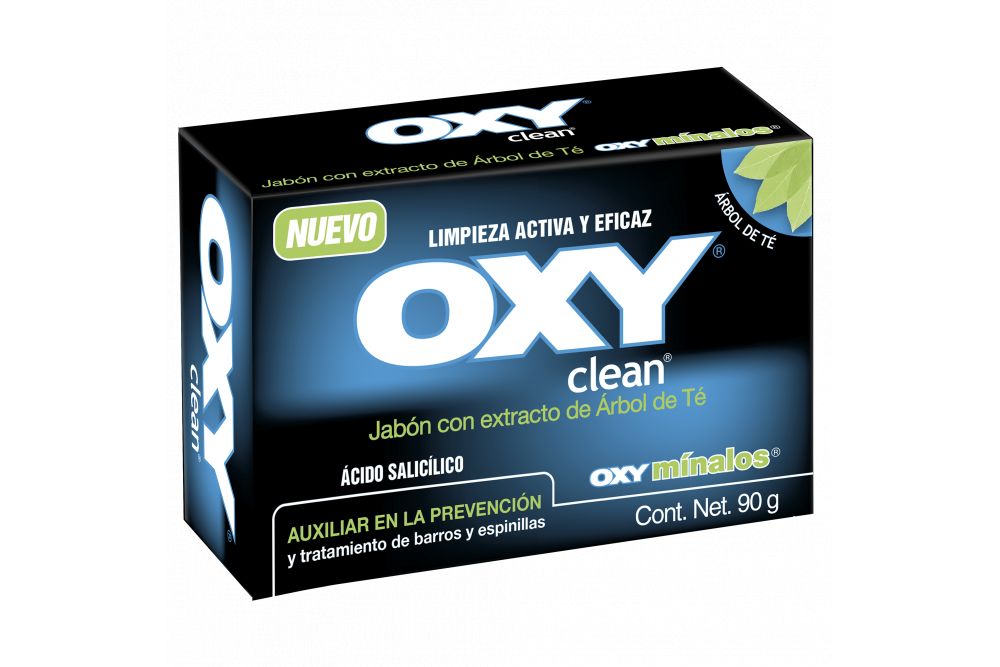 Oxy Clean Jabón Extracto De Árbol De Té 90 g Caja Con Barra
