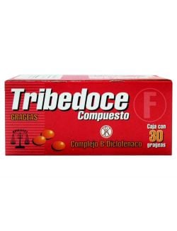 Tribedoce Compuesto 50 mg / 50 mg / 50 mg/ 1 mg Caja Con 30 Cápsulas