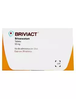 BRIVIACT® 50 mg (Brivaracetam) - 28 Tabletas - Ucb Pharma