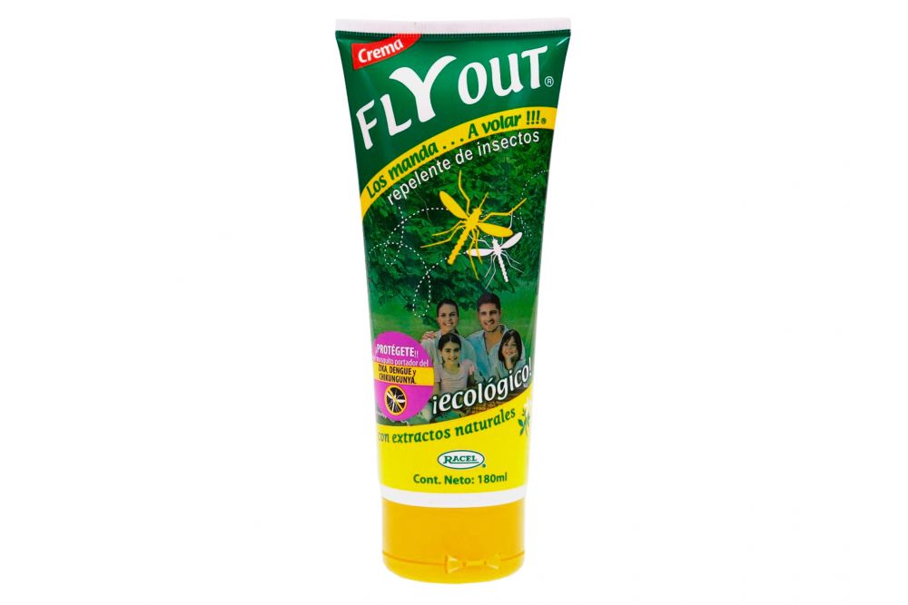 Flyout Crema Repelente De Insectos Tubo Con 180mL