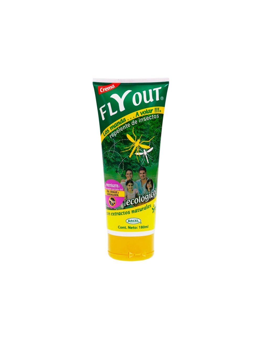 Flyout Crema Repelente De Insectos Tubo Con 180mL