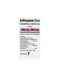 Invokana Duo 150 mg / 850 mg Caja Con 60 Tabletas