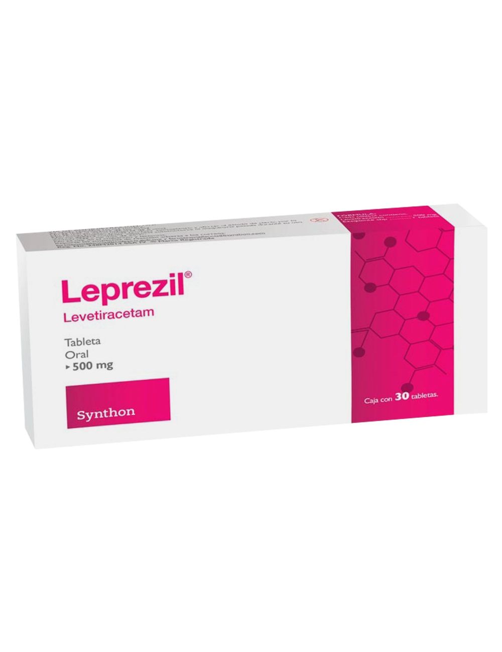 Leprezil® 500 mg (Levetiracetam) - 30 Tabletas - Synthon