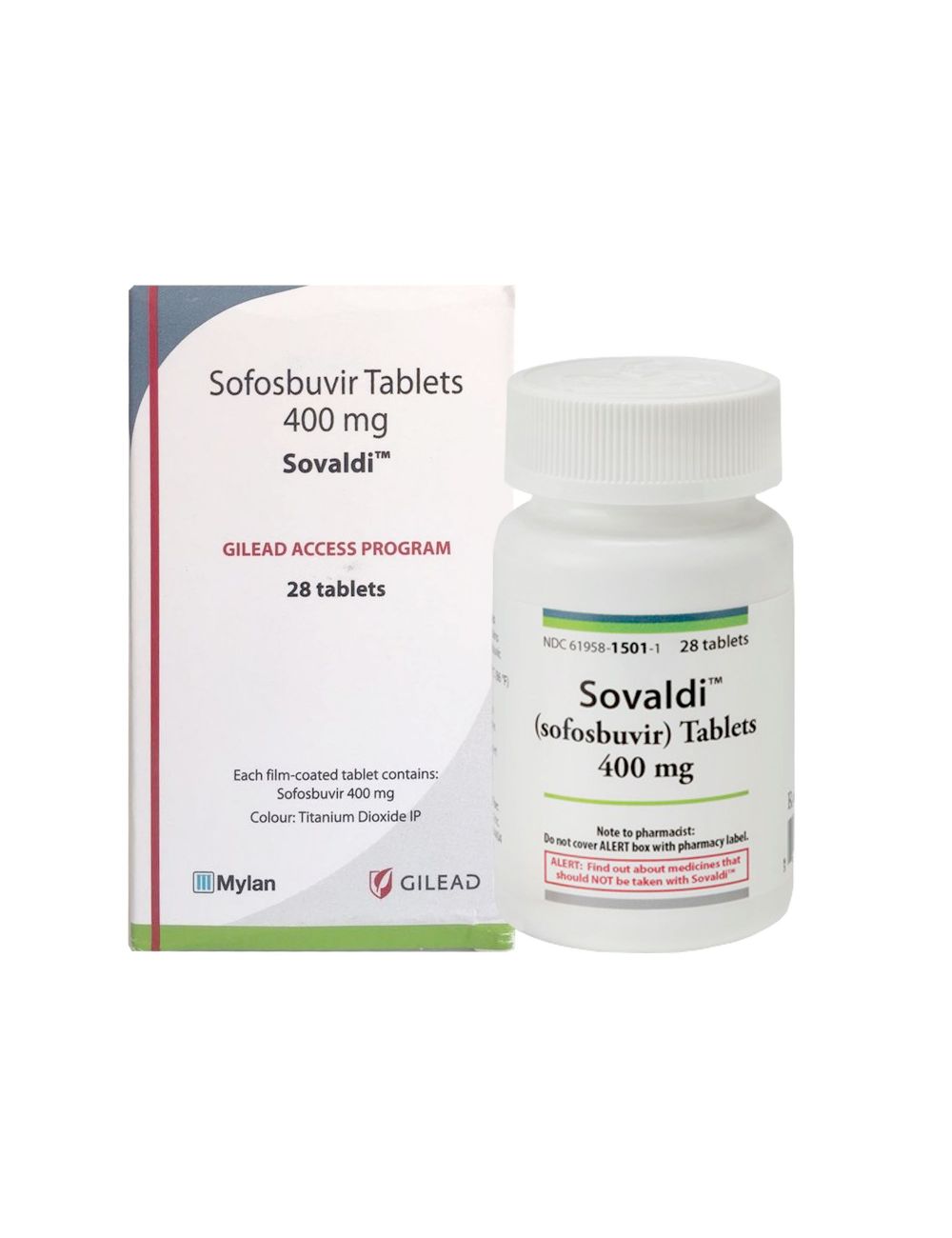 Sovaldi 400 mg Caja Con 28 Tabletas