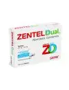 Zentel Dual 200 mg / 150 mg Caja Con 2 Tabletas