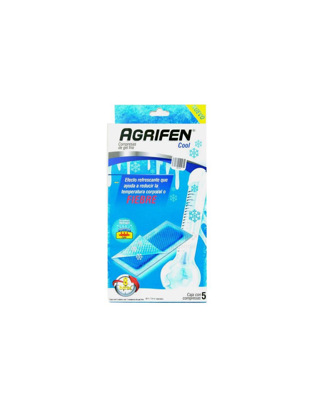 Agrifen Cool Compresa De Gel Caliente Caja con 5 Piezas