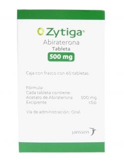 Zytiga® 500 mg (Abiraterona) - 60 Tabletas - Janssen