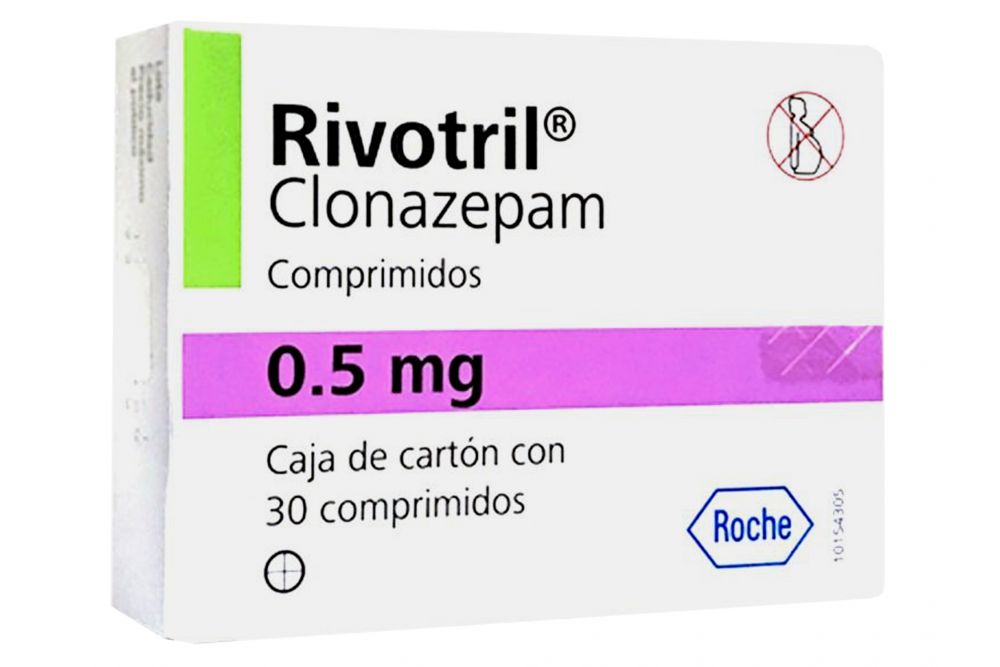 Rivotril 0.5 mg Caja Con 30 Comprimidos - RX1