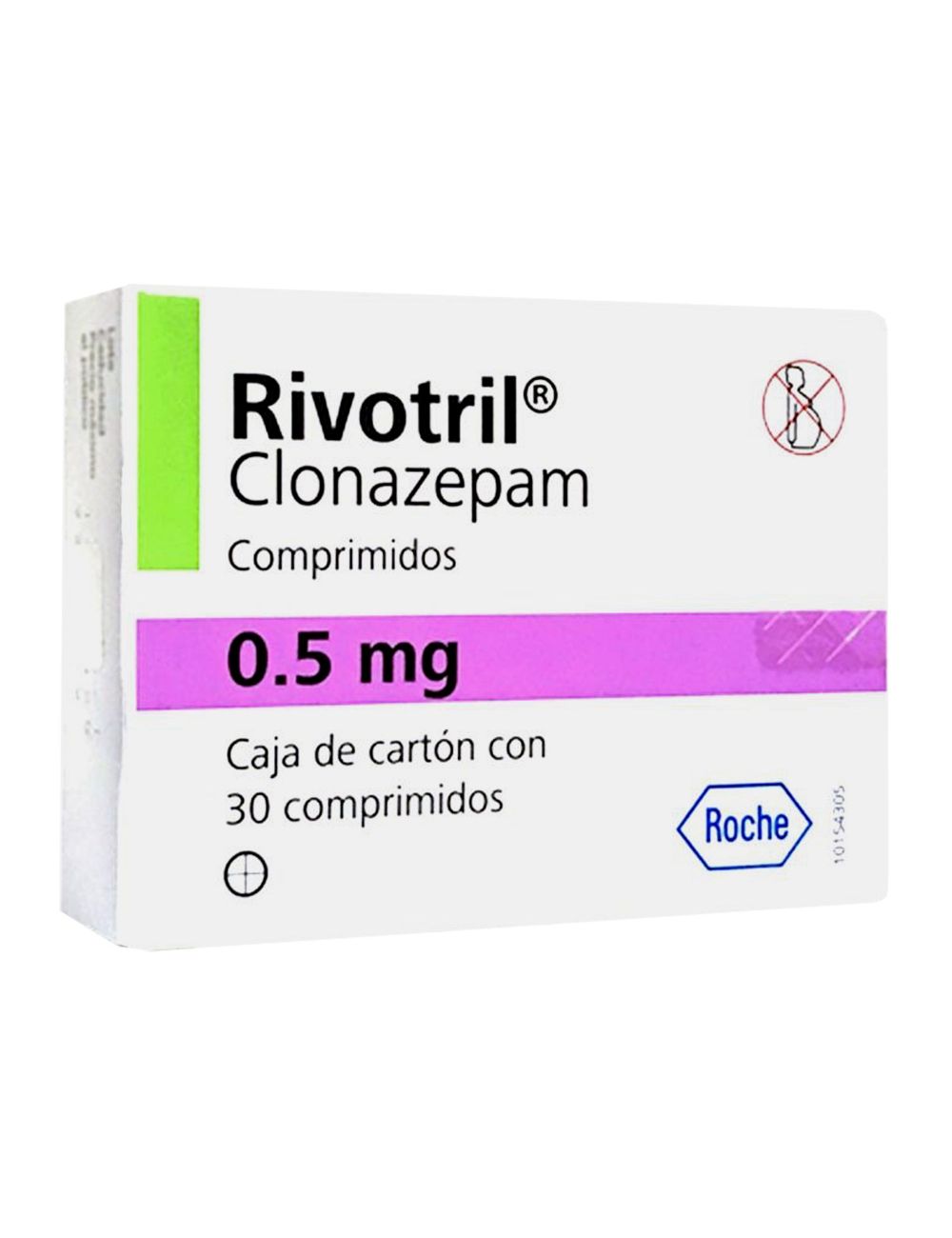 Rivotril 0.5 mg Caja Con 30 Comprimidos - RX1