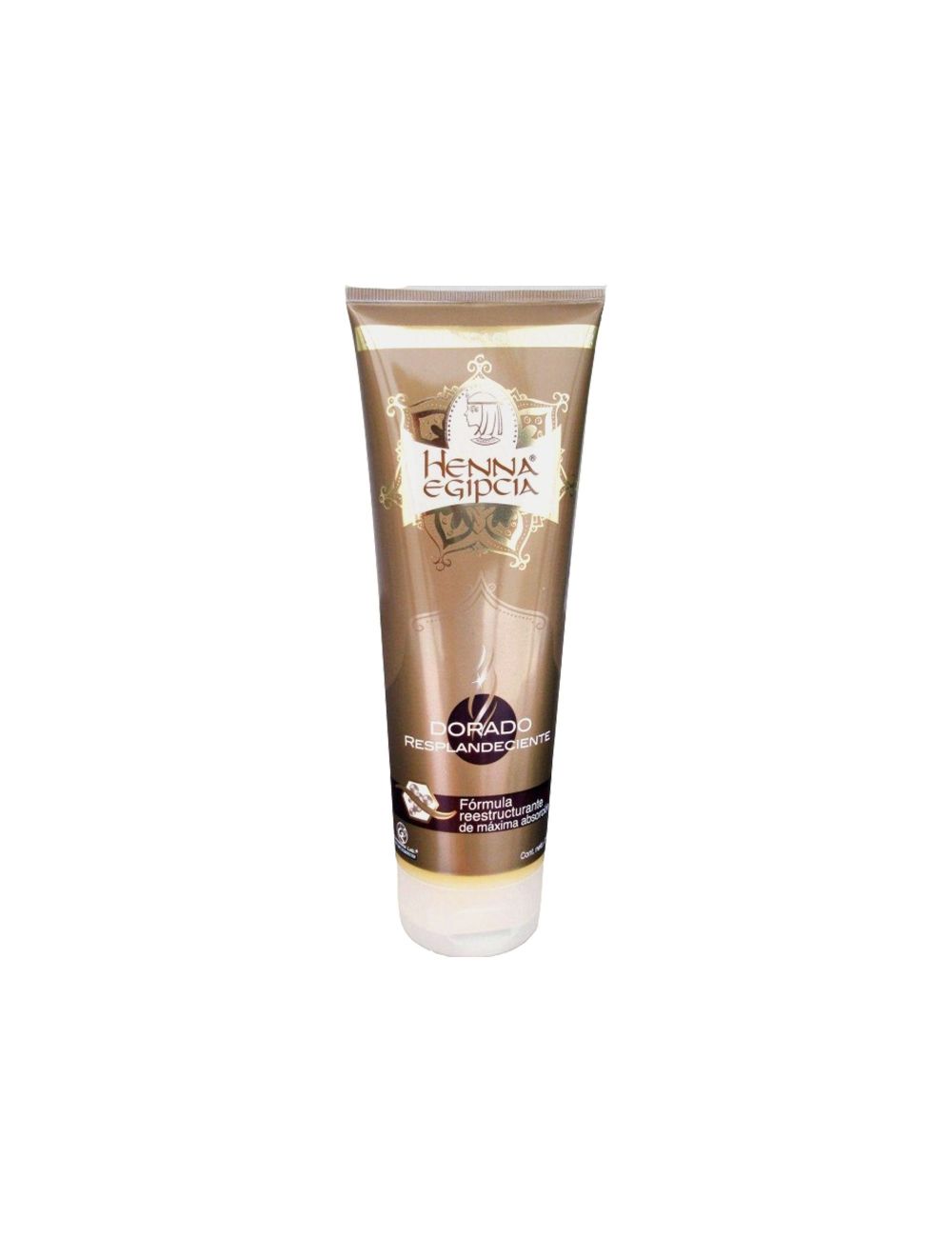 Acondicionador Henna Egipcia Dorado Resplandeciente Tubo Con 250 mL