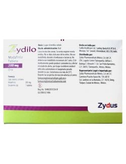 Zydilo 200 mg (Modafinilo) | 28 Tabletas | Zydus