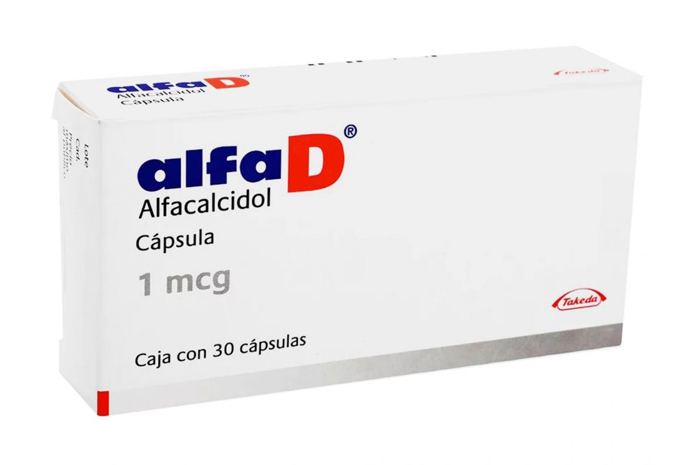 Alfa D 1 Mcg Caja Con 30 Cápsulas