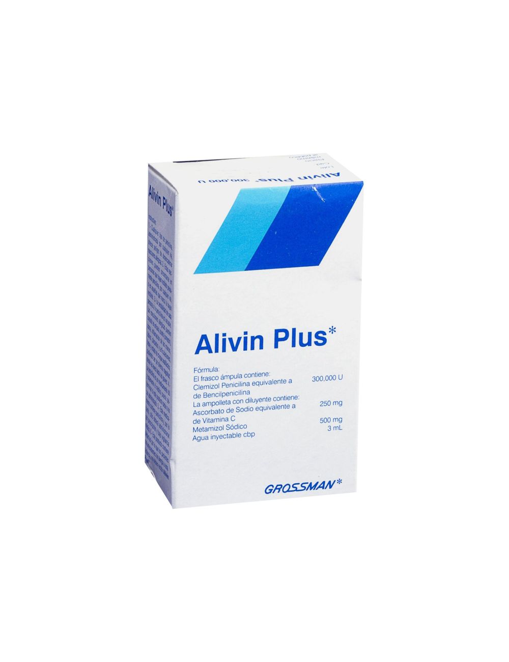 Alivin Plus Adulto 300000 U Caja Con Frasco Ámpula y Ampolleta Diluyente - RX2