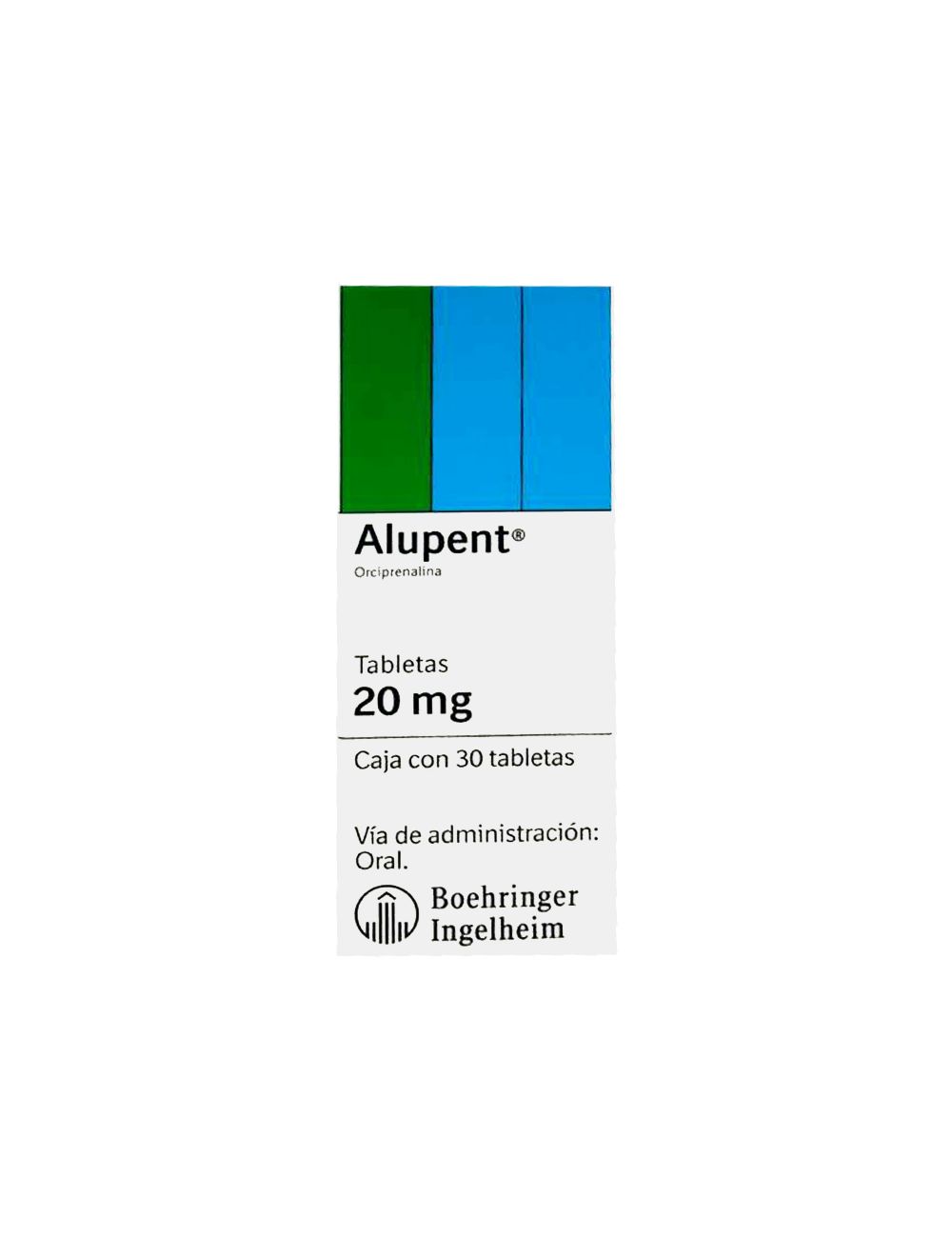 Alupent 20 mg Caja Con 30 Tabletas