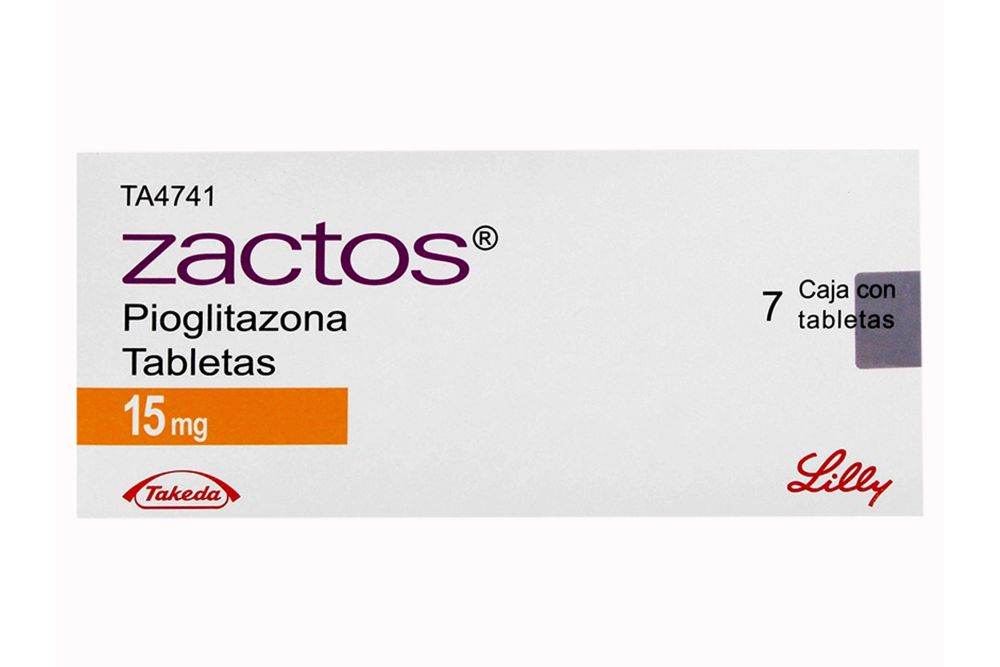 Zactos 15 mg Caja Con 7 Tabletas
