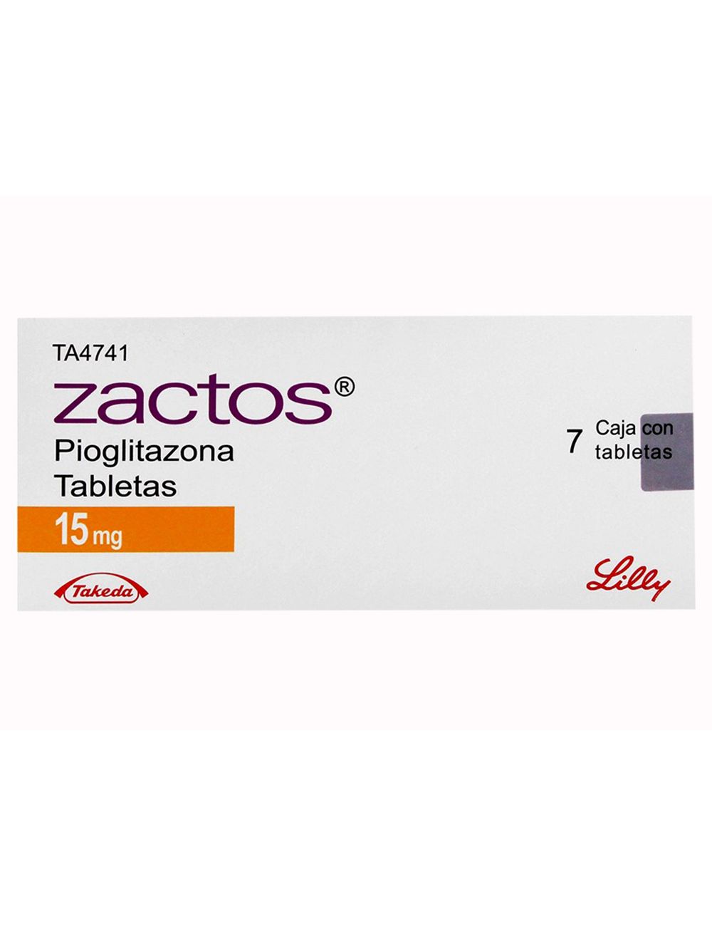 Zactos 15 mg Caja Con 7 Tabletas